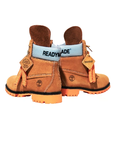 Shop Readymade X Timberland Worker Boots In Beige