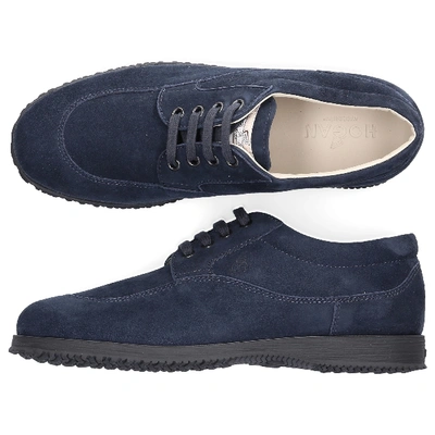 Shop Hogan Low-top Sneakers Traditional In Blue