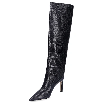 Shop Jimmy Choo Boots Long Shaft Mavis 85 In Black