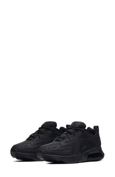 Shop Nike Air Max 200 Sneaker In Black/ Black