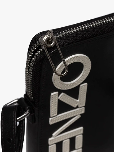 Shop Kenzo Black Leather Iphone Case