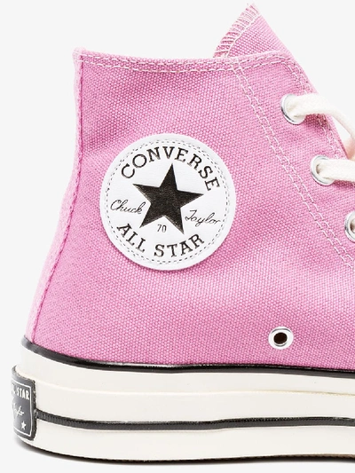 Shop Converse Pink Chuck Taylor 70 High Top Sneakers
