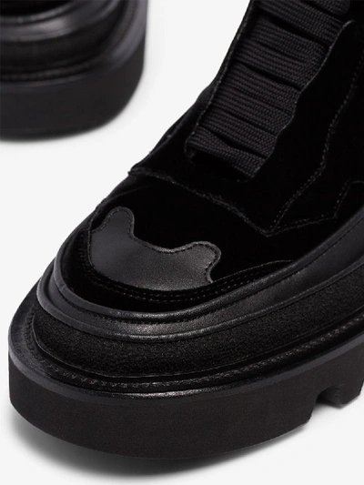 Shop Rombaut Protect Hybrid Velvet Boots In Black
