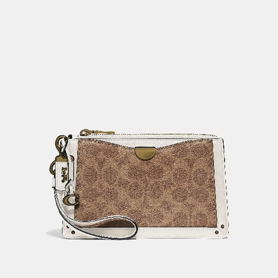 Dreamer wristlet 2025 in signature canvas