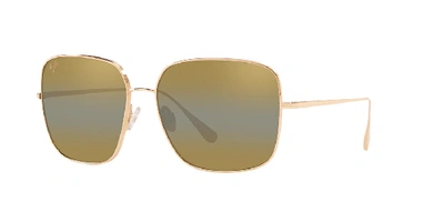 Shop Maui Jim Woman Sunglasses 546 Triton In Gold
