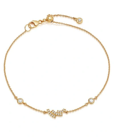 Shop Astley Clarke Gold Icon Scala Mini Diamond Bracelet