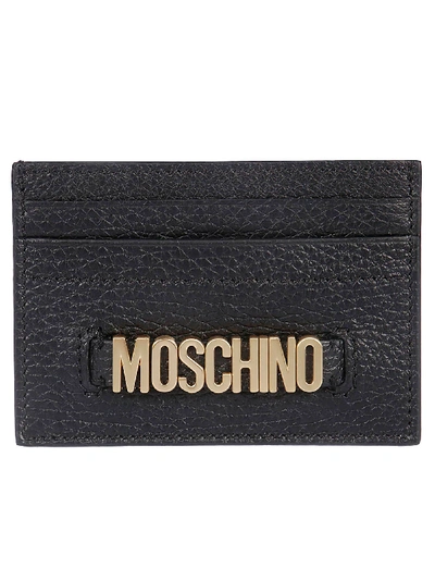 Shop Moschino Logo Card Holder