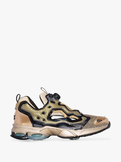 Reebok Men's Fury Millennium Dmx Low-top Sneakers In Gold | ModeSens