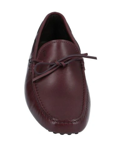 Tod's Loafers In Red