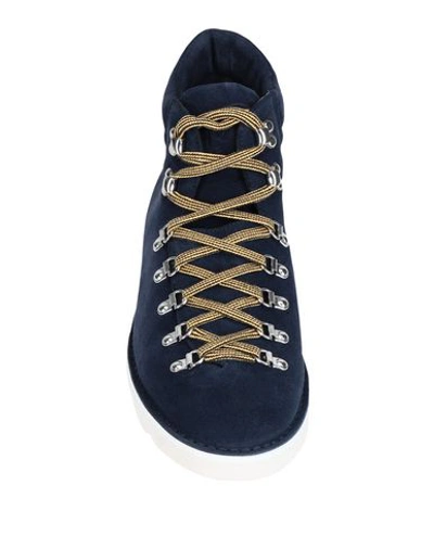 Shop Fracap Ankle Boots In Dark Blue