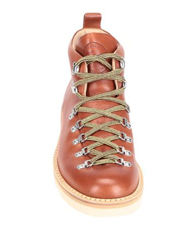 Shop Fracap Ankle Boots In Tan