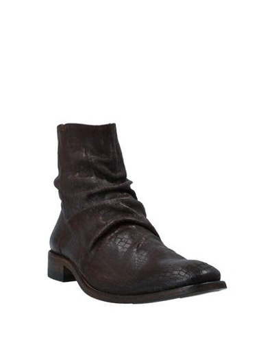 Shop John Varvatos Boots In Dark Brown