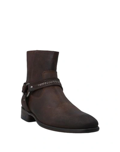 Shop John Varvatos Ankle Boots In Cocoa