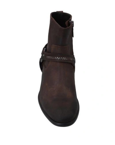 Shop John Varvatos Ankle Boots In Cocoa