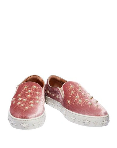 Shop Aquazzura Sneakers In Pastel Pink