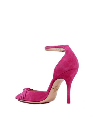 Shop Charlotte Olympia Pump In Fuchsia