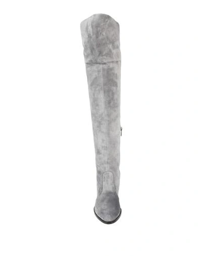 Shop Gina Boots In Grey