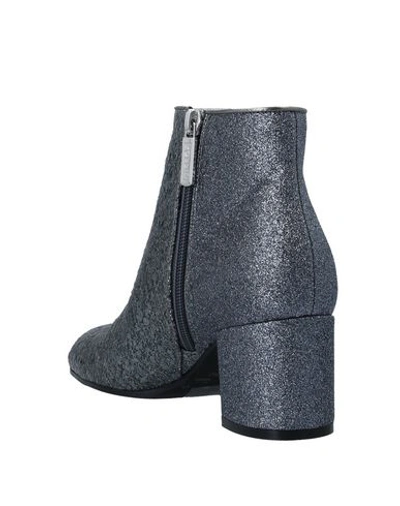 Shop Pollini Ankle Boot In Silver