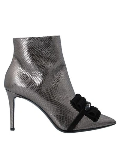 Shop Pollini Ankle Boot In Lead