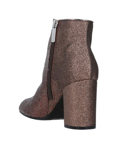 Shop Pollini Ankle Boot In Bronze