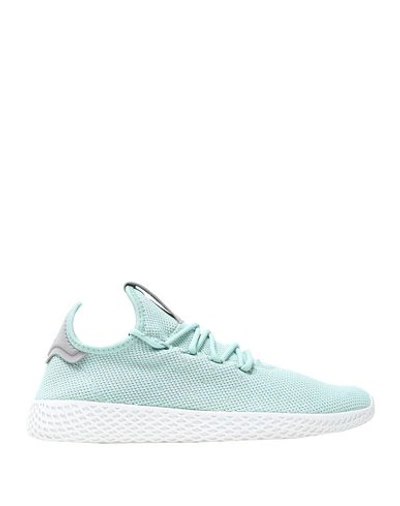 Shop Adidas Originals By Pharrell Williams Sneakers In Light Green