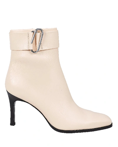 Shop 3.1 Phillip Lim / フィリップ リム Alix Heeled Leather Booties In Ivory