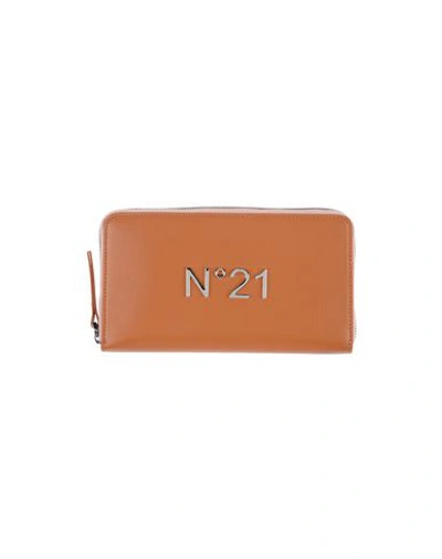 Shop N°21 Wallet In Light Brown