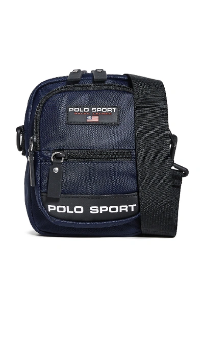 Shop Polo Ralph Lauren Polo Sport Crossbody Bag In Navy