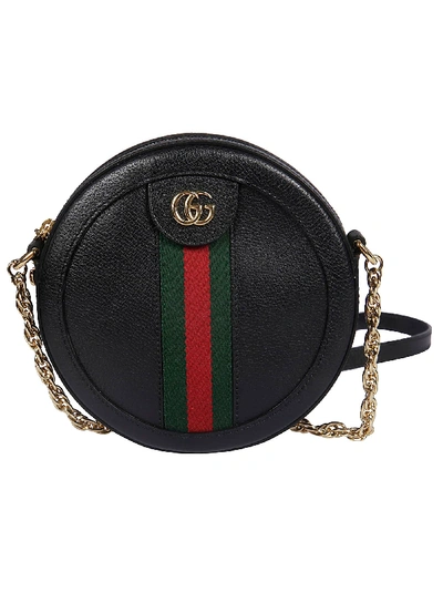 Shop Gucci Ophidia Shoulder Bag In Nero