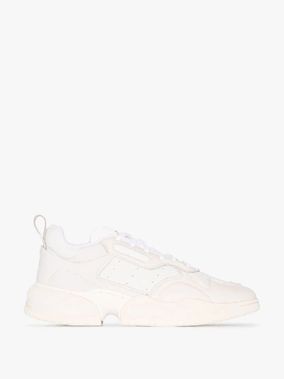 Shop Adidas Originals Adidas White Supercourt 90s Leather Sneakers