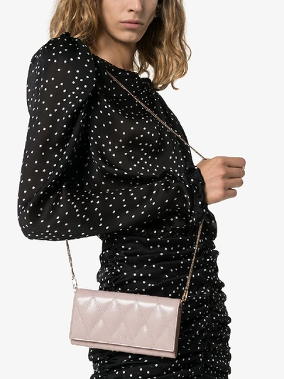 Shop Givenchy Pink Quilted Leather Shoulder Bag