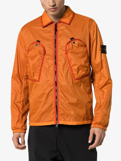 Stone island lamy flock hot sale orange