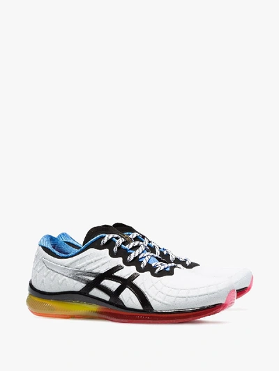 Shop Asics White Quantum Infinity Low-top Sneakers