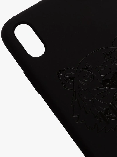Shop Kenzo Black Tiger Iphone X+ Leather Case