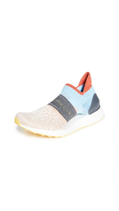 Shop Adidas By Stella Mccartney Ultraboost X 3. D.s. Sneakers In Soft Powder/grey/vivid Yellow