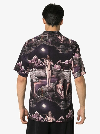 Shop Endless Joy Black And Purple Graphic Print Shirt