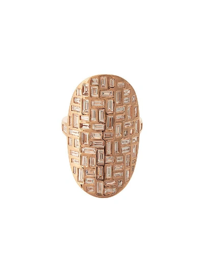 Shop Anita Ko 18kt Rose Gold Mosaic Diamond Ring