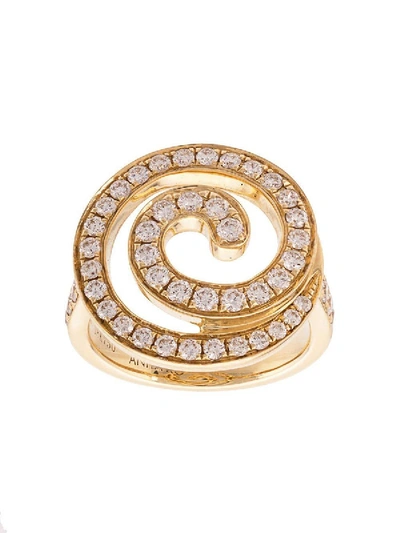 Shop Anita Ko 18kt Yellow Gold Diamond Gratitude Ring