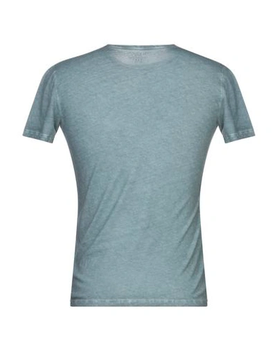 Shop Majestic T-shirts In Sky Blue