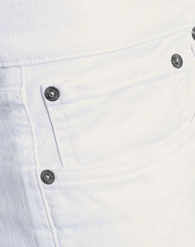 Shop Dunhill Man Jeans White Size 34 Cotton, Elastane