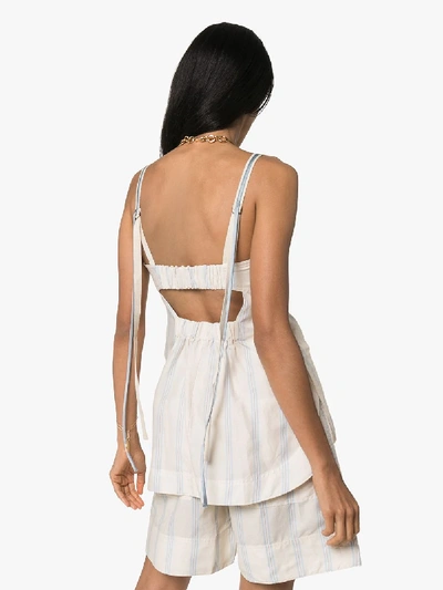 Shop 3x1 Lee Mathews Madox Stripe Cami Top In White