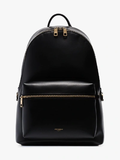 Shop Dolce & Gabbana Black Monreal Leather Backpack