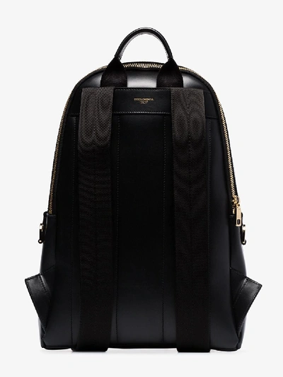 Shop Dolce & Gabbana Black Monreal Leather Backpack