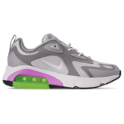 Shop Nike Women's Air Max 200 Casual Shoes In Grey