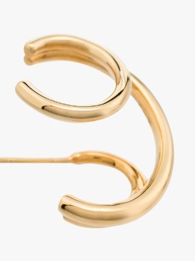 Shop Charlotte Chesnais 18k Gold Vermeil Triplet Hoop Single Earring