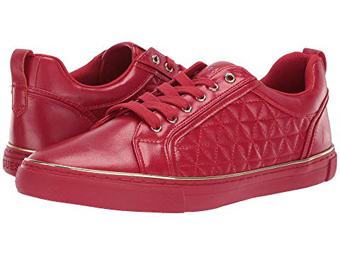 guess red shoes sneakers