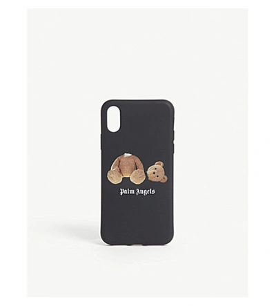 Shop Palm Angels Kill The Bear Iphone Case In Black Multi