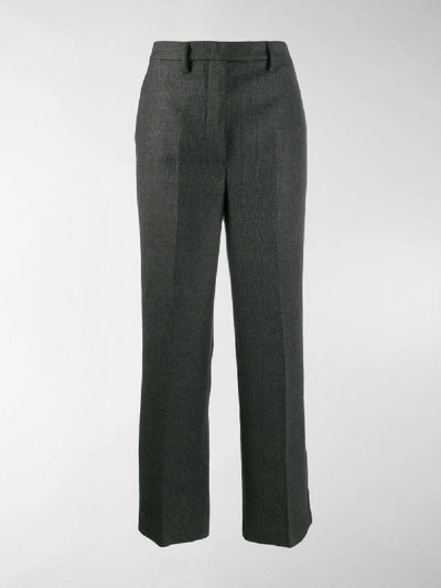 Shop Prada Straight-leg Trousers In Grey