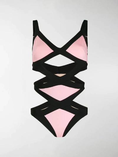 Shop Agent Provocateur Mazzy Swimsuit In Pink