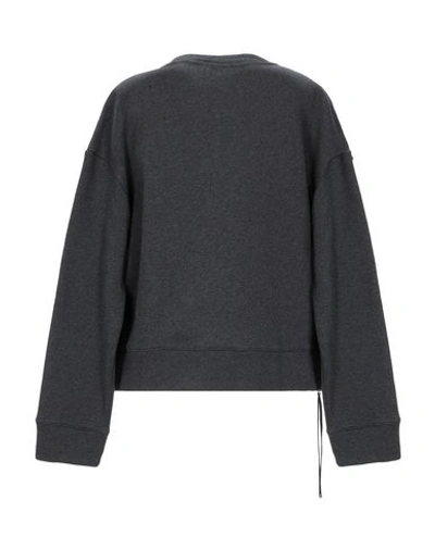 Shop Diesel Black Gold Sweatshirt In Steel Grey